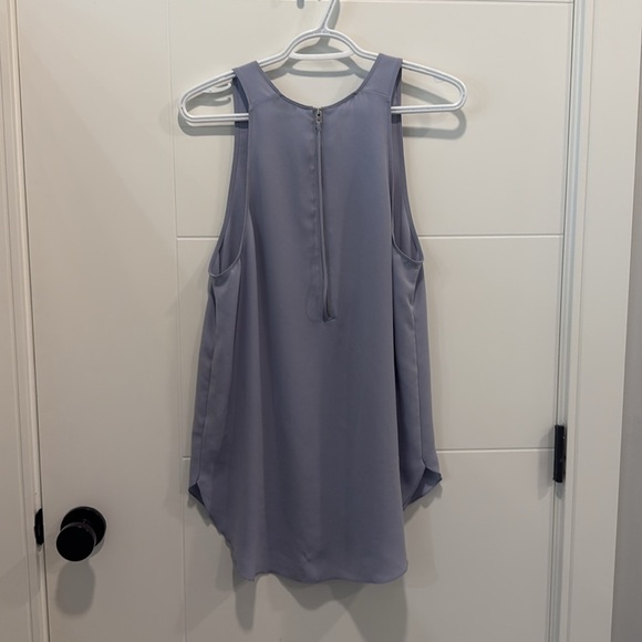 🏴 Aritzia Wilfred Purple Tank Top Relaxed Fit Scoop Neck size large - Picture 7 of 9